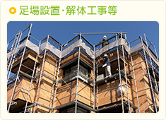足場設置・解体工事等